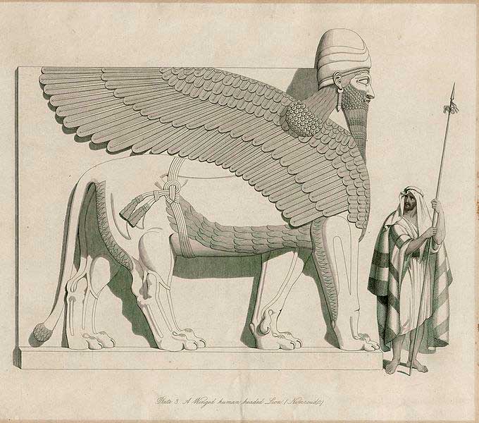 Der geflügelte Löwe von Nimrud